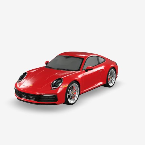 Interactive 3D model of a 2024 Porsche 911 made by the Car Image API