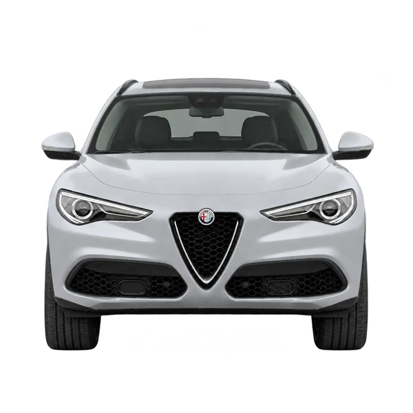 silver 2021 Alfa Romeo Stelvio front view