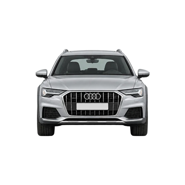 silver 2025 Audi A6 allroad front view