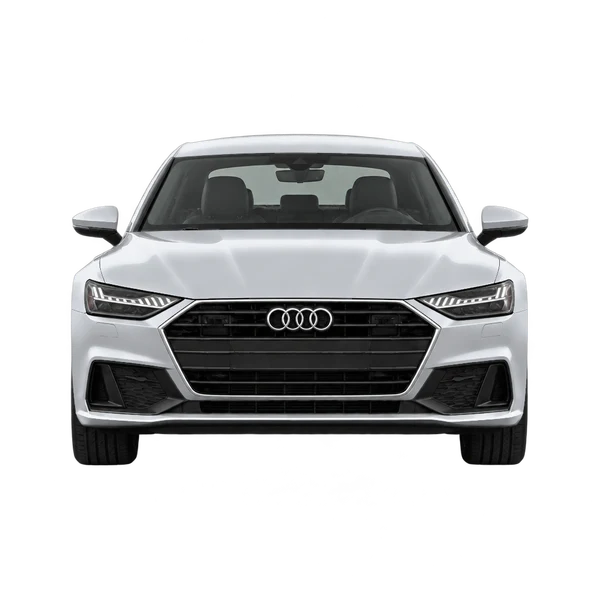 silver 2025 Audi A7 front view