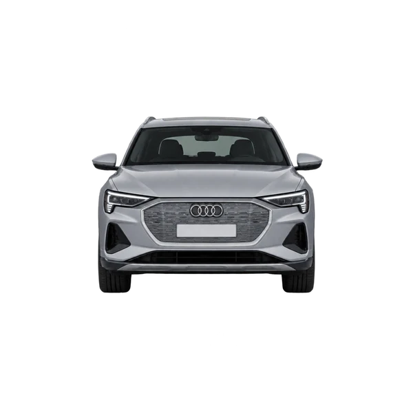 silver 2024 Audi e-tron front view