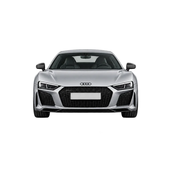 silver 2024 Audi R8 front view