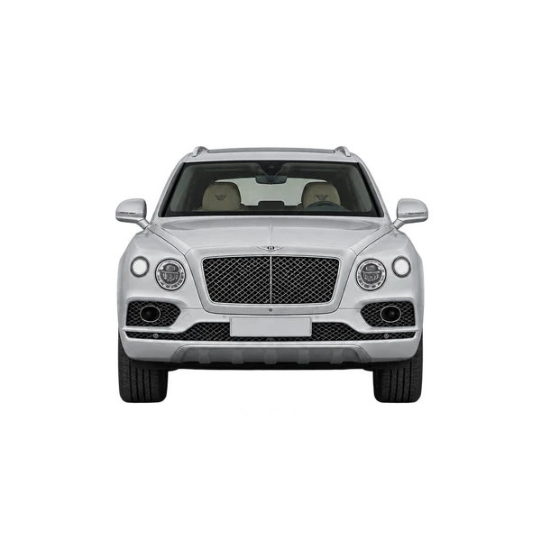silver 2017 Bentley Bentayga front view