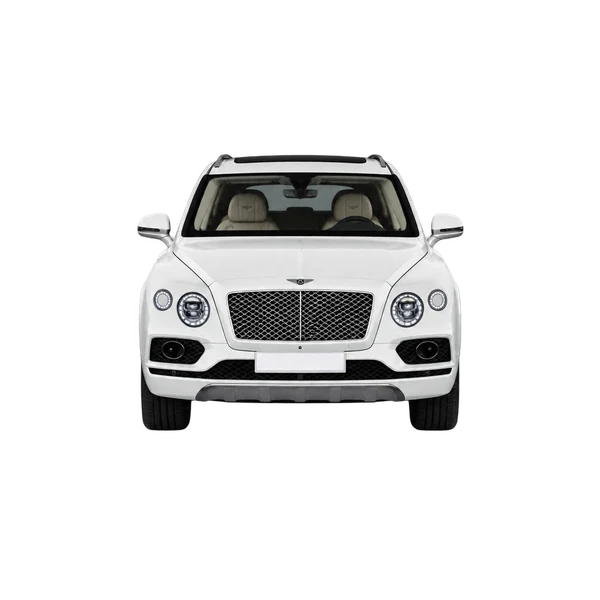white 2027 Bentley Bentayga front view