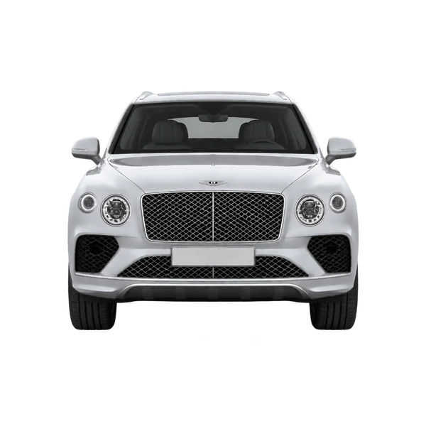 silver 2024 Bentley Bentayga Hybrid front view