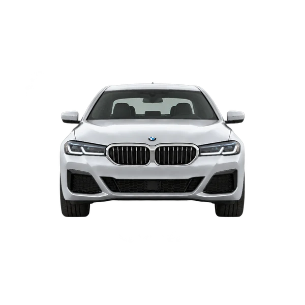 silver 2022 BMW 540i front view