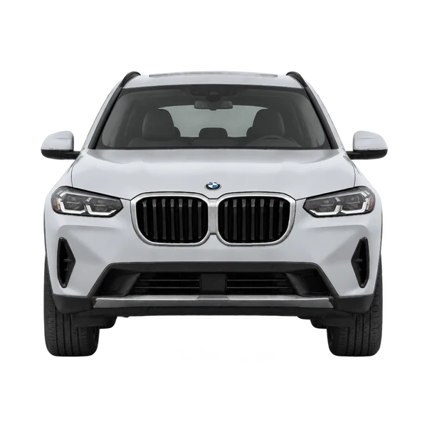 silver 2023 BMW X3 front view