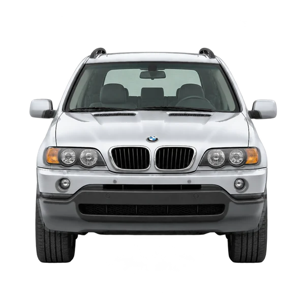 silver 2002 BMW X5 front view