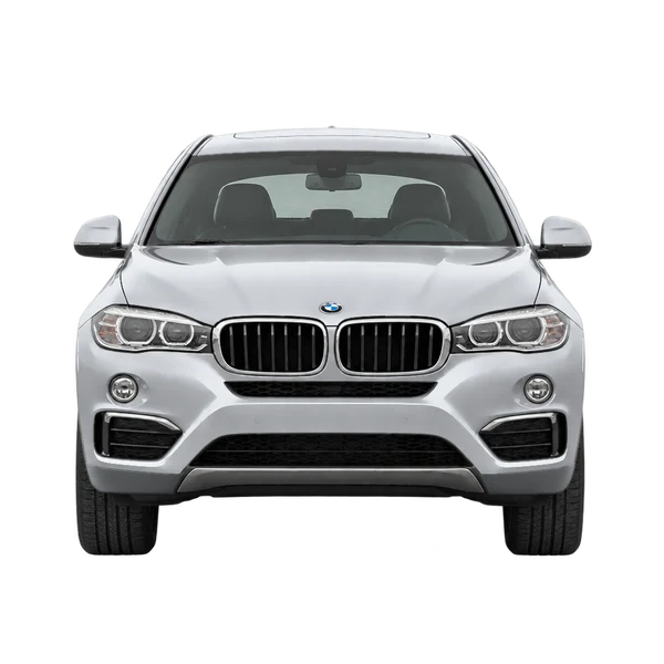 silver 2019 BMW X6 front view