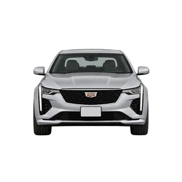 silver 2022 Cadillac CT4 front view