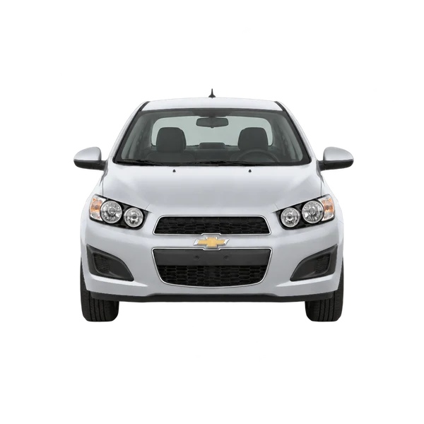silver 2012 Chevrolet Aveo front view