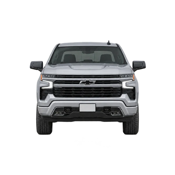 silver 2023 Chevrolet Silverado 1500 front view