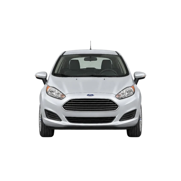 silver 2014 Ford Fiesta front view