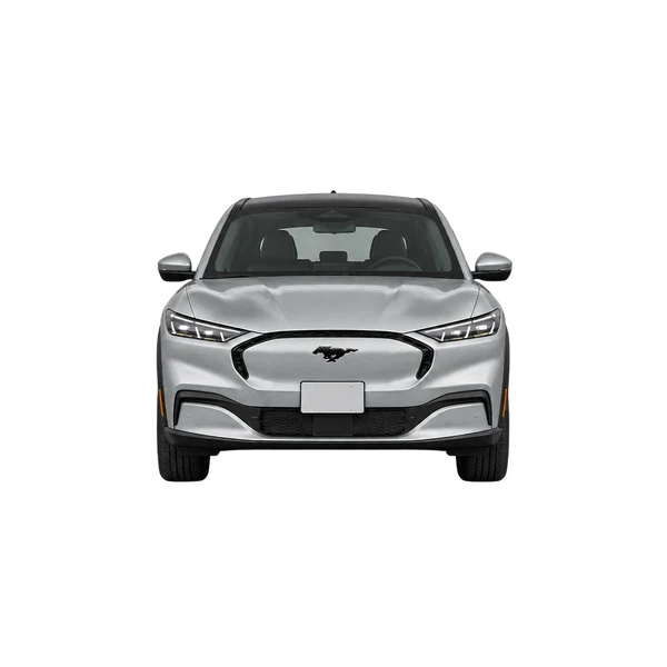 silver 2021 Ford Mustang Mach-E front view