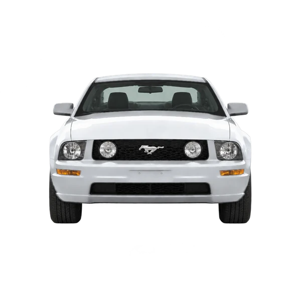 silver 2005 Ford Mustang V6 front view