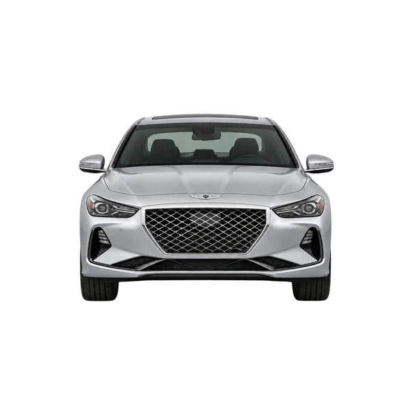 silver 2022 Genesis G70 front view