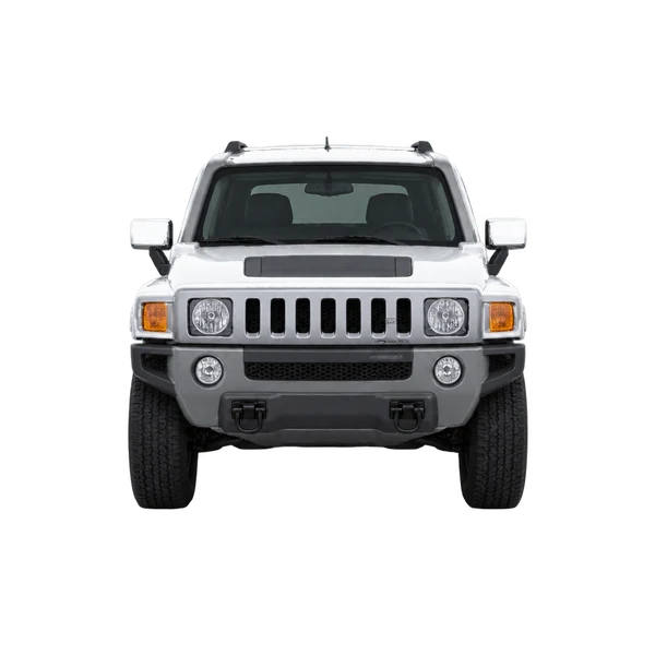 silver 2017 Hummer H3 front view