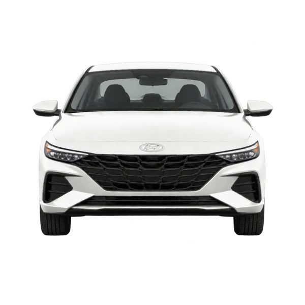 white 2027 Hyundai Elantra front view