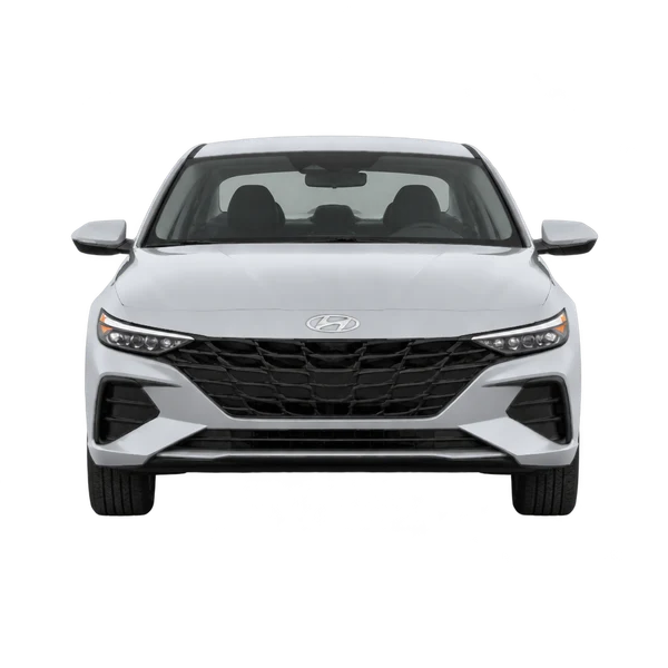 silver 2027 Hyundai Elantra front view