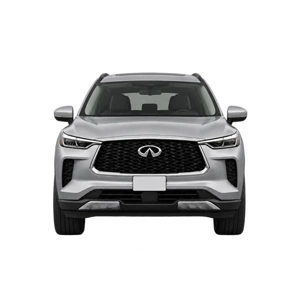 silver 2025 Infiniti QX60 front view