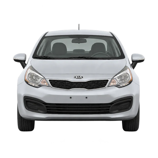 silver 2016 Kia Rio front view