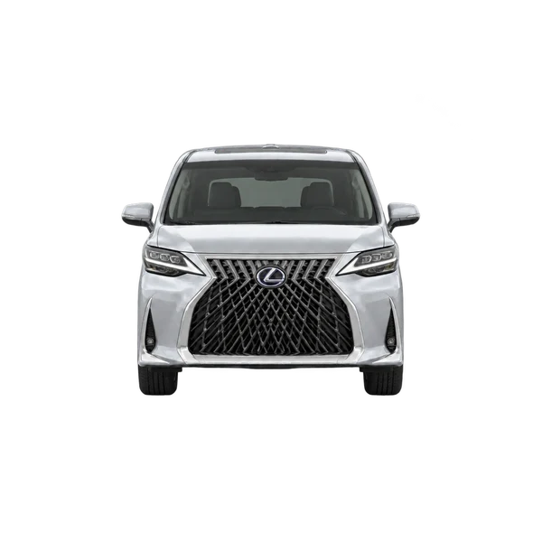 silver 2021 Lexus LM front view