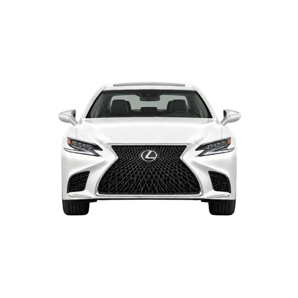 white 2021 Lexus LS front view