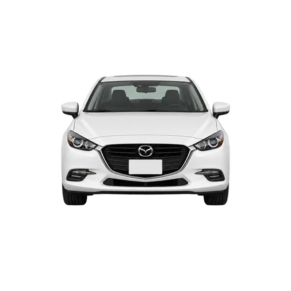 white 2019 Mazda 3 front view