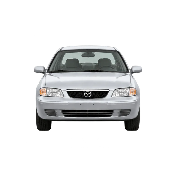 silver 1998 Mazda 626 front view