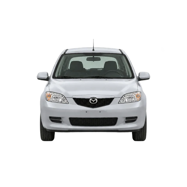 silver 2004 Mazda Mazda2 front view