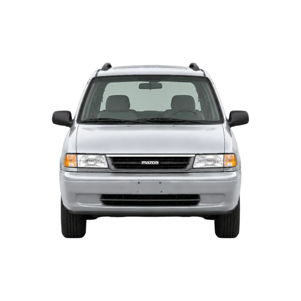 silver 1992 Mazda MPV front view