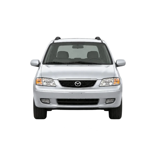 silver 1998 Mazda MPV front view
