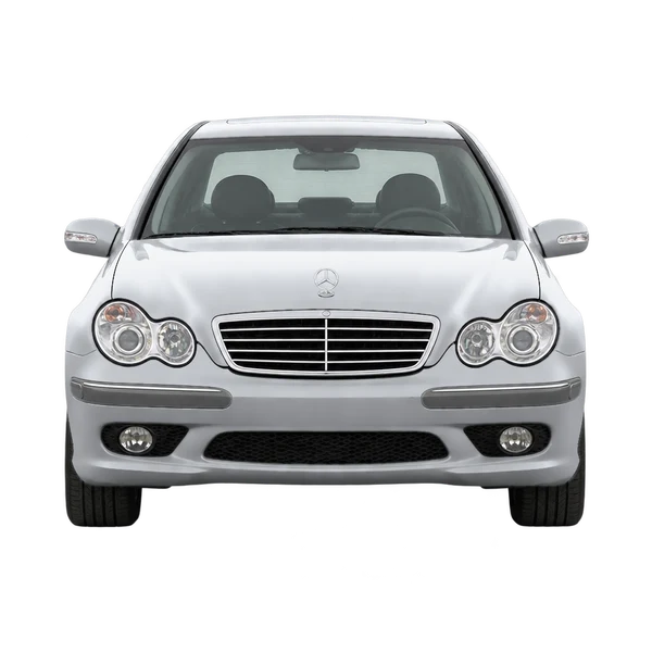 silver 2004 Mercedes-Benz C-Class front view
