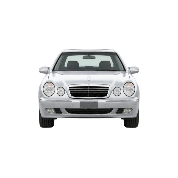 silver 1998 Mercedes-Benz E-Class front view
