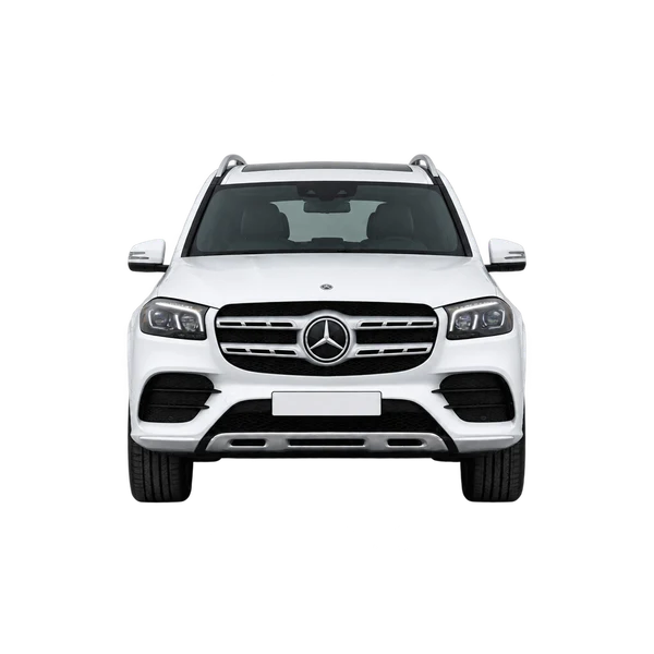 white 2022 Mercedes-Benz GLS front view