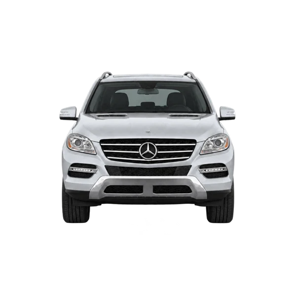silver 2015 Mercedes-Benz M-Class front view