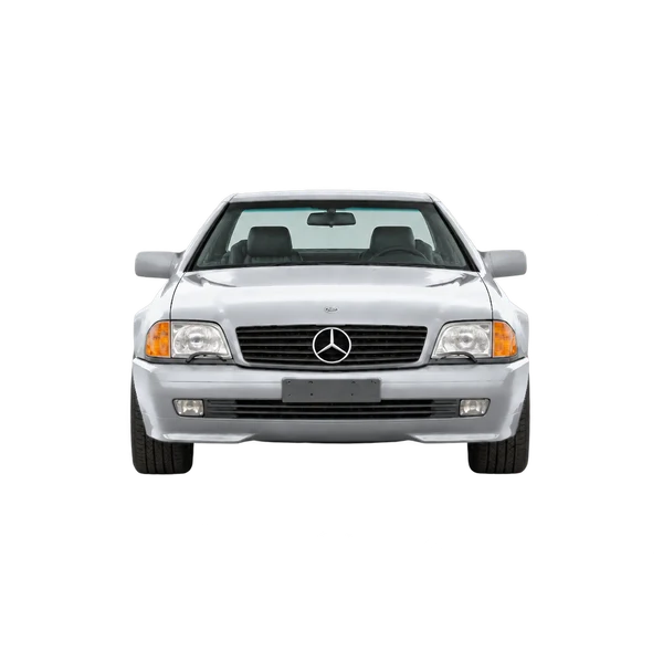 silver 1992 Mercedes-Benz SL front view