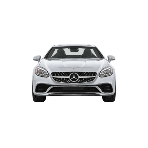 silver 2020 Mercedes-Benz SLC front view