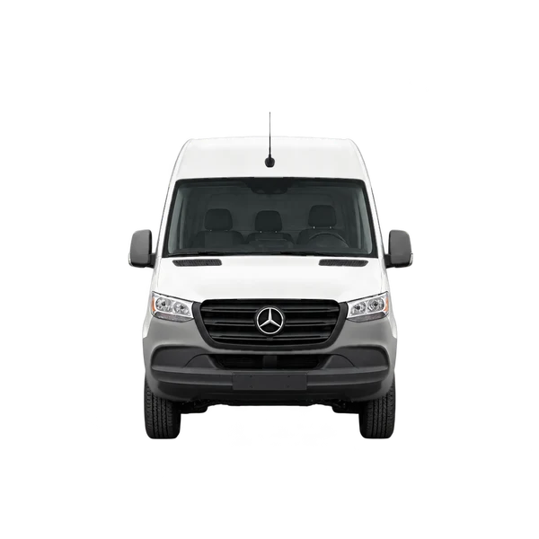 white 2023 Mercedes-Benz Sprinter front view