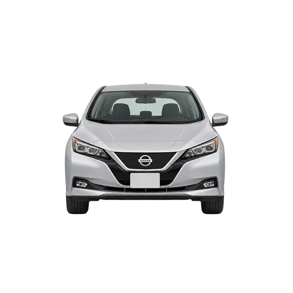 silver 2019 Nissan Leaf front view