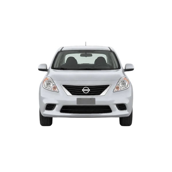 silver 2012 Nissan Versa front view