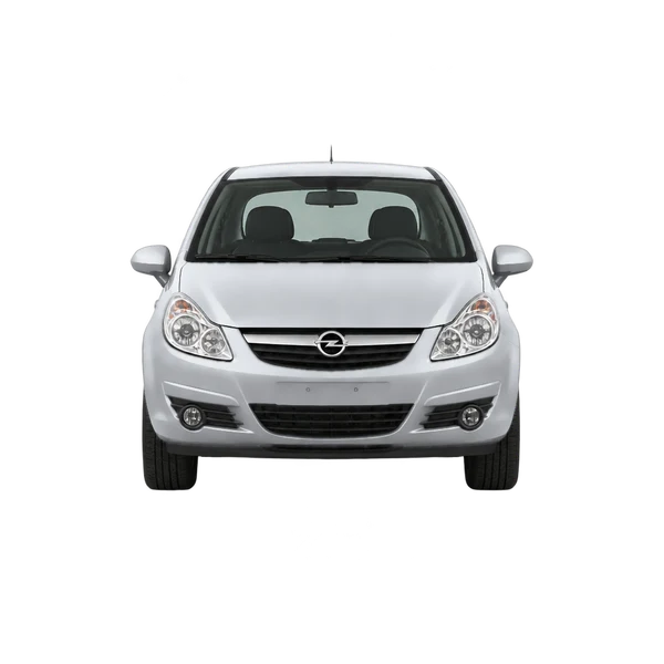 silver 2008 Opel Corsa front view
