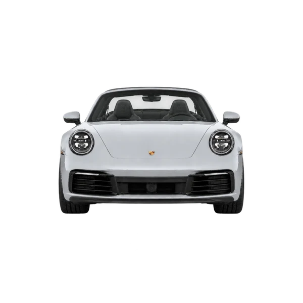 silver 2026 Porsche 911 Targa 4S front view