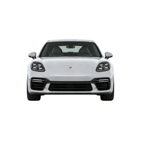 silver 2026 Porsche Panamera 4 E-Hybrid front view