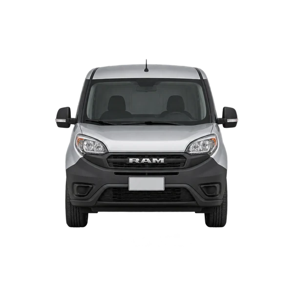 silver 2026 Ram Promaster City front view