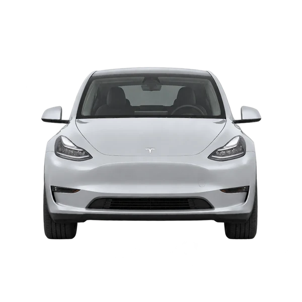silver 2024 Tesla Model Y front view
