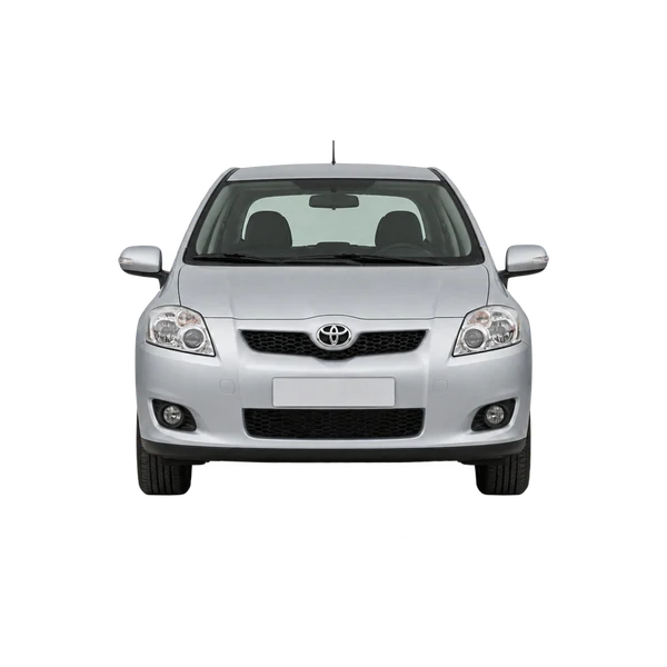 silver 2010 Toyota Auris TR VVT-I front view