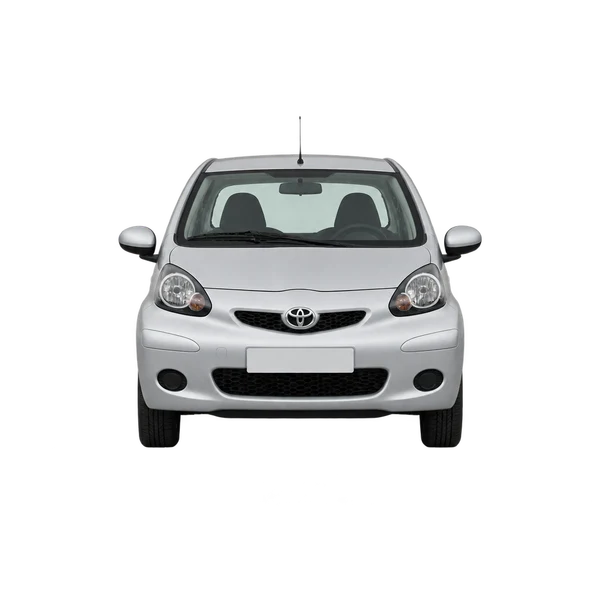 silver 2010 Toyota Aygo Plus VVT-I S-A front view