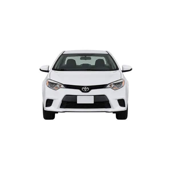 white 2015 Toyota Corolla front view