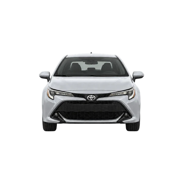 silver 2025 Toyota Corolla Hatchback front view